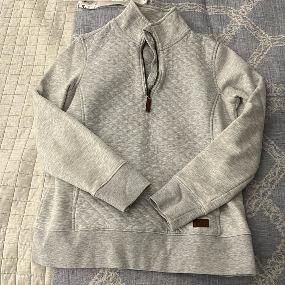 LL bean Quilted Quarter Zip